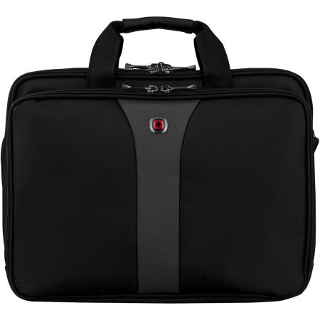 Wenger Legacy Triple Gusset Laptop Brief 17 black / grey