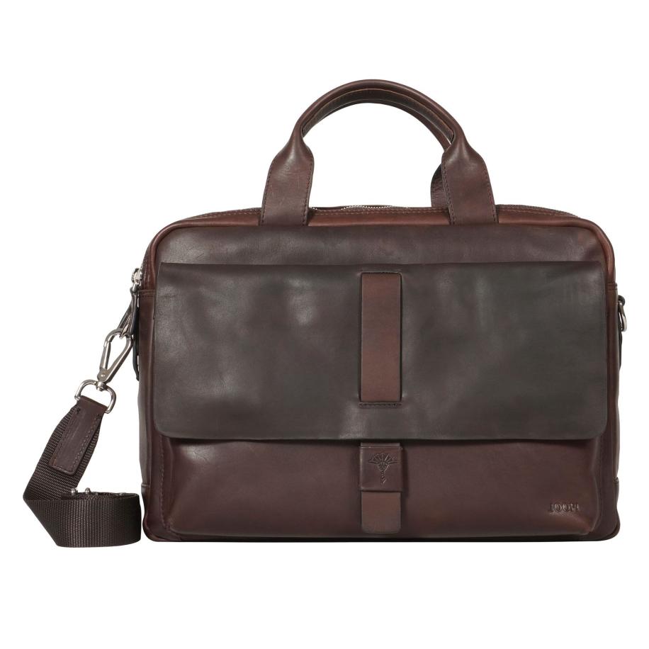 JOOP! JOOP! Aktentas Loreto Pandion donkerbruin -