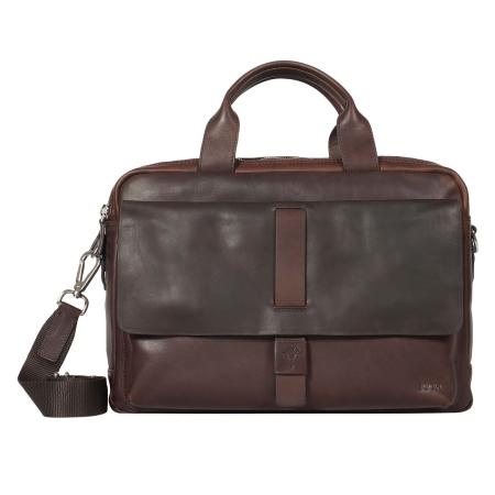 JOOP! JOOP! Aktentas Loreto Pandion donkerbruin