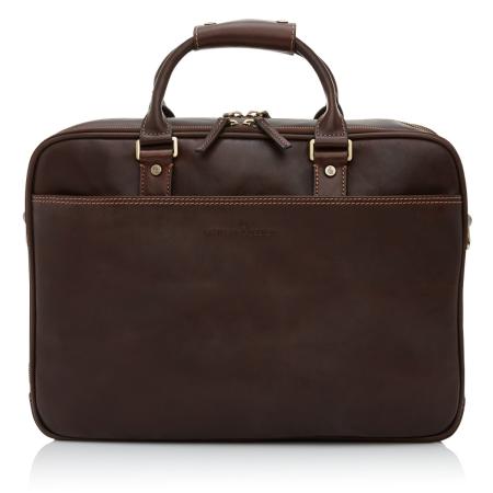 Castelijn & Beerens Verona Business 3-Vaks Laptoptas 15.6'' Mocca