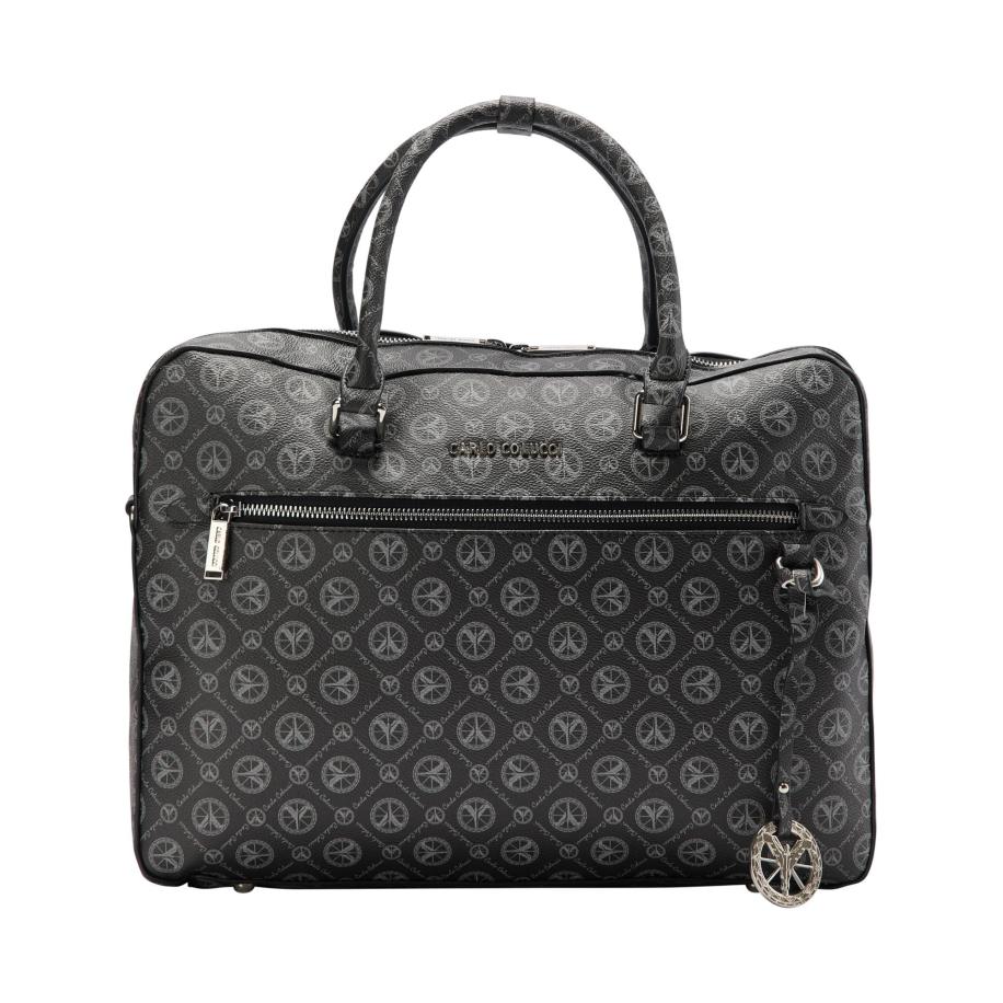 carlo colucci Carlo Colucci Laptoptas Costadedoi grijs / zwart -