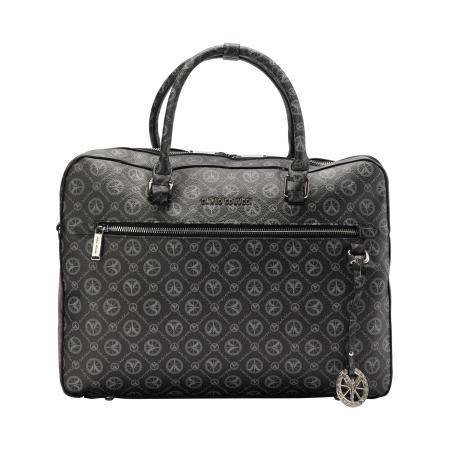 carlo colucci Carlo Colucci Laptoptas Costadedoi grijs / zwart