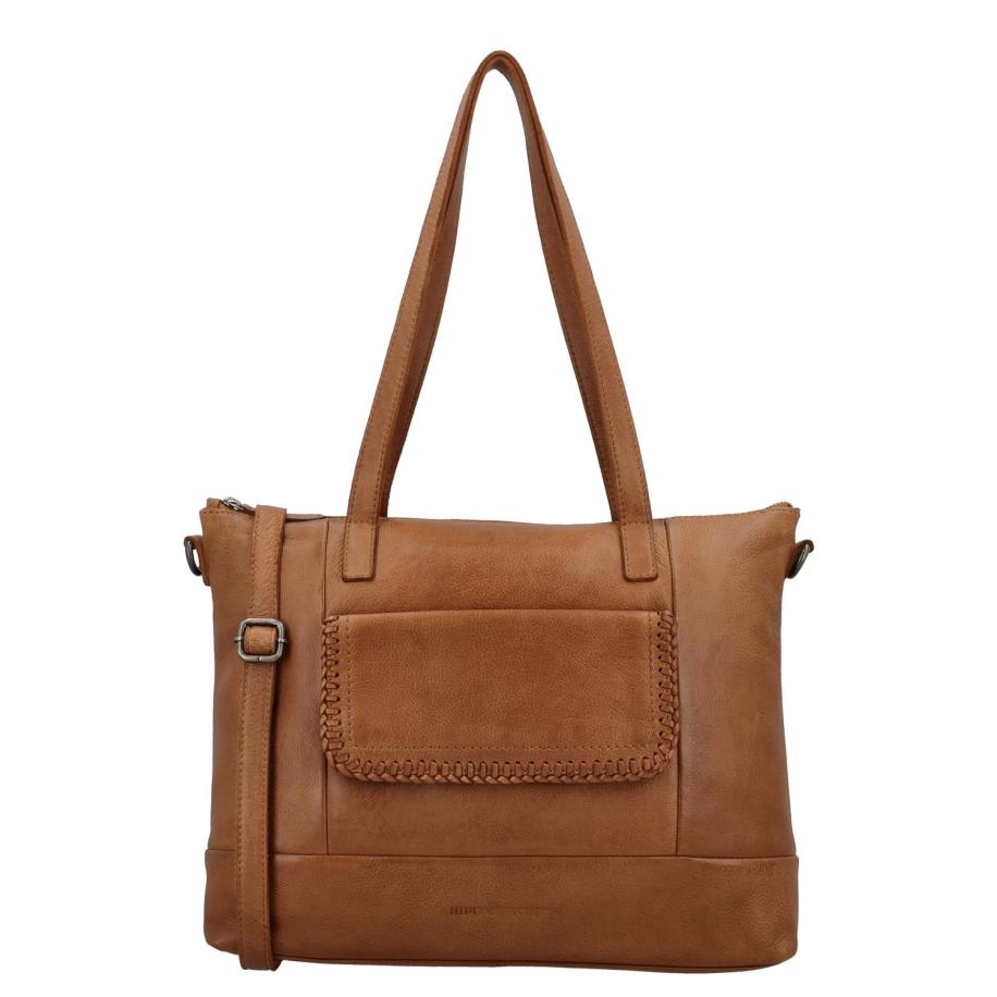Hide & Stitches Inspired by Country Shopper cognac Bruin