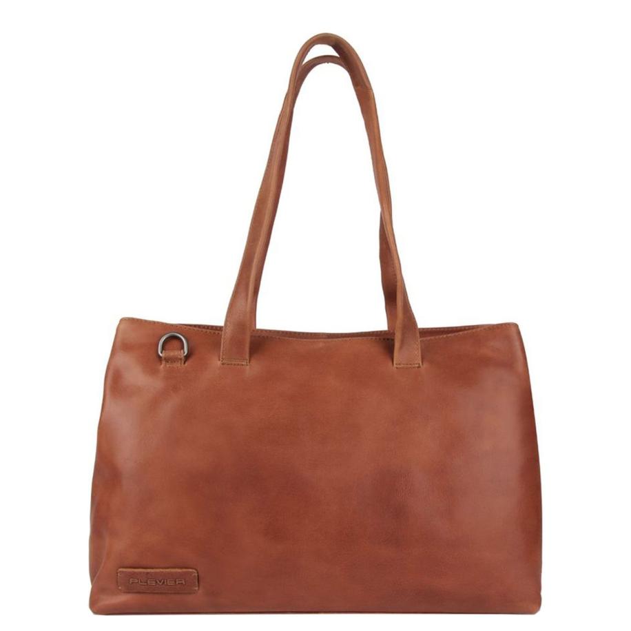 Plevier Jura Dames Laptoptas 15.6&apos;&apos; cognac Bruin