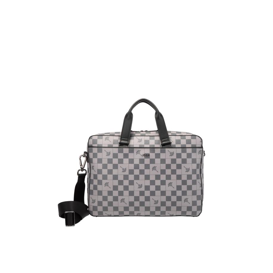 JOOP! JOOP! Aktentas Flora Piazza Maiko stone grey / lichtgrijs / zwart -