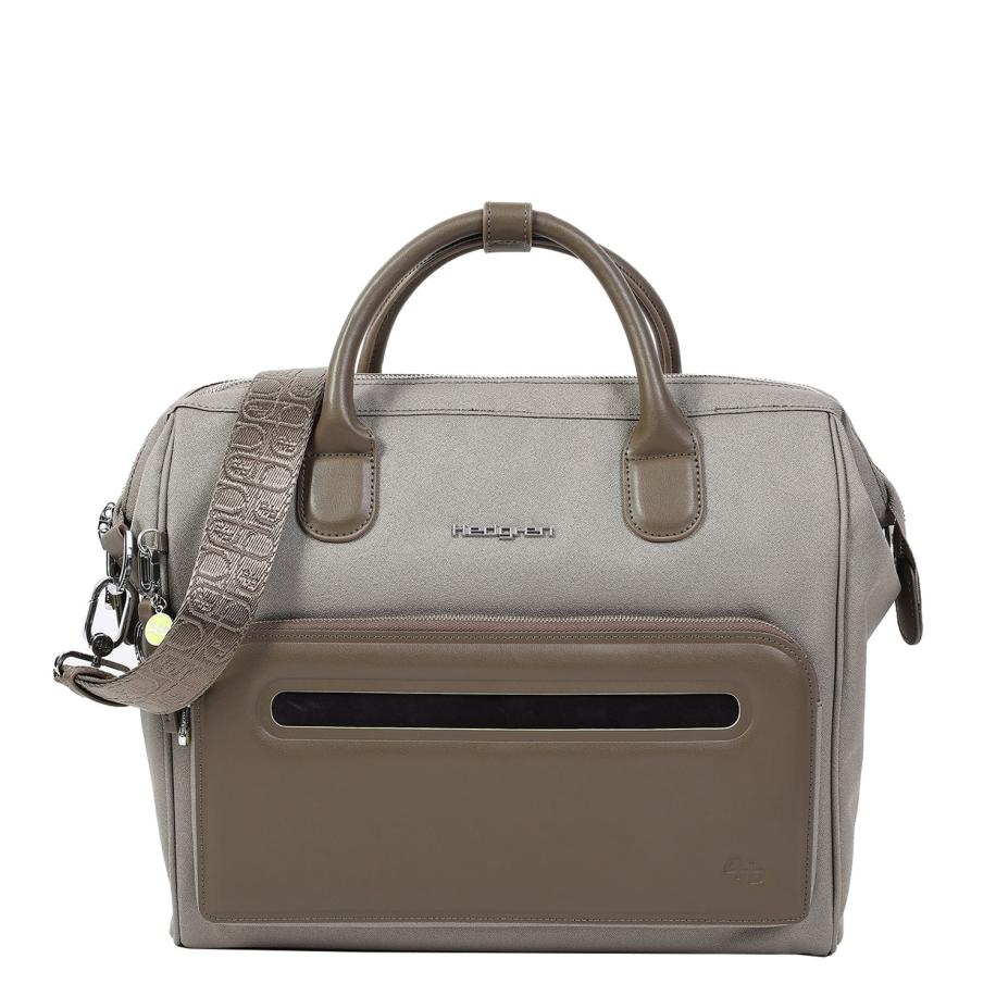 Hedgren Galao RFID Briefcase 14 vintage taupe Bruin