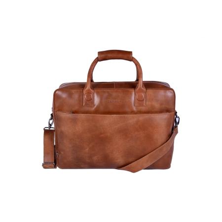 DSTRCT Fletcher Street Business Laptoptas 17'' Cognac
