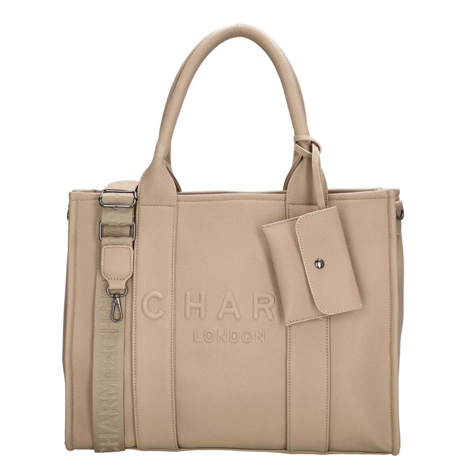 Charm London Bond Laptopbag sand Bruin