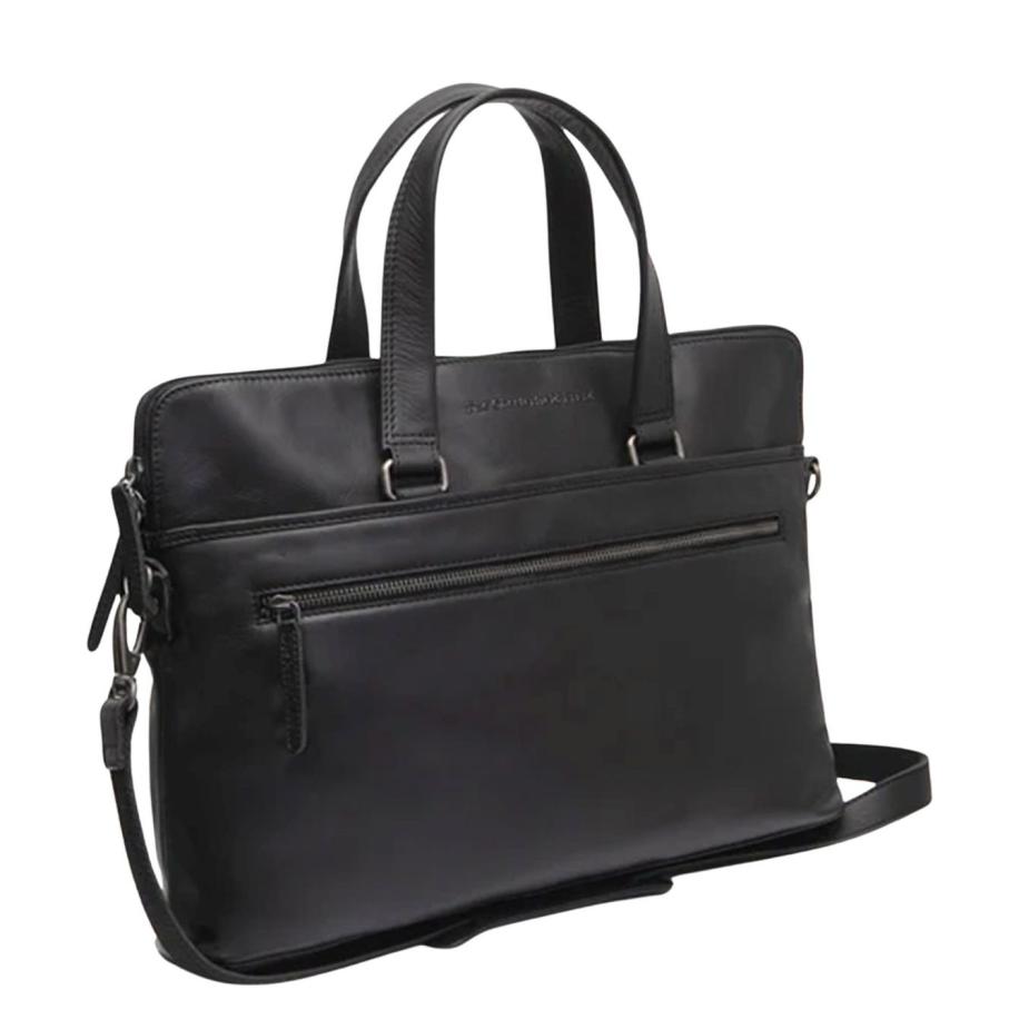 The Chesterfield Brand Elvas Laptopbag black Zwart
