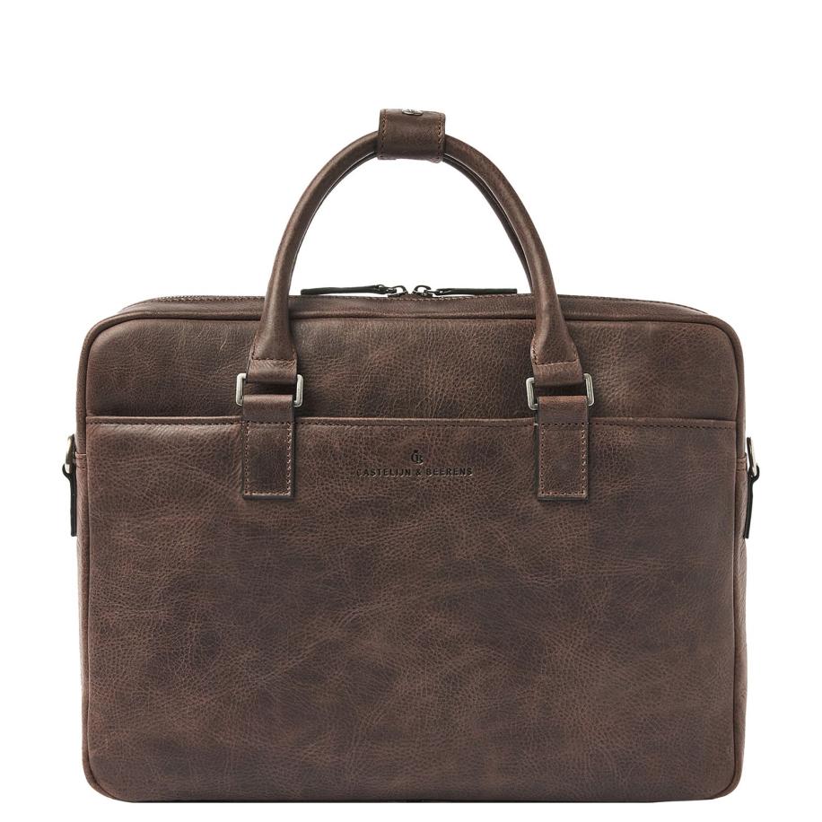 Castelijn & Beerens Carisma Laptopbag 15.6 mocca Bruin