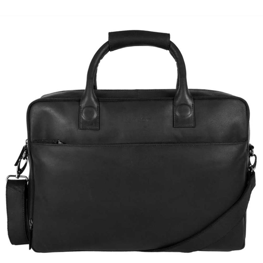 DSTRCT Fletcher Street Workingbag 17 black2 Zwart
