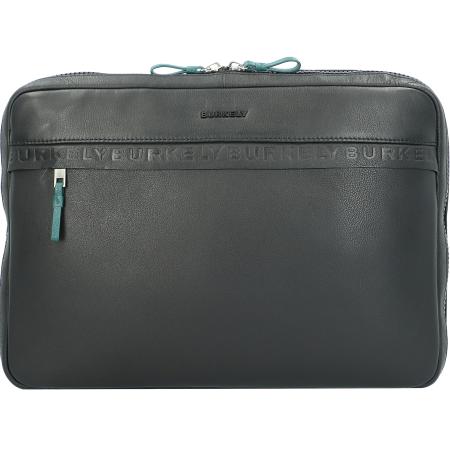 Burkely Burkely Laptoptas Bold Bobby turquoise / zwart