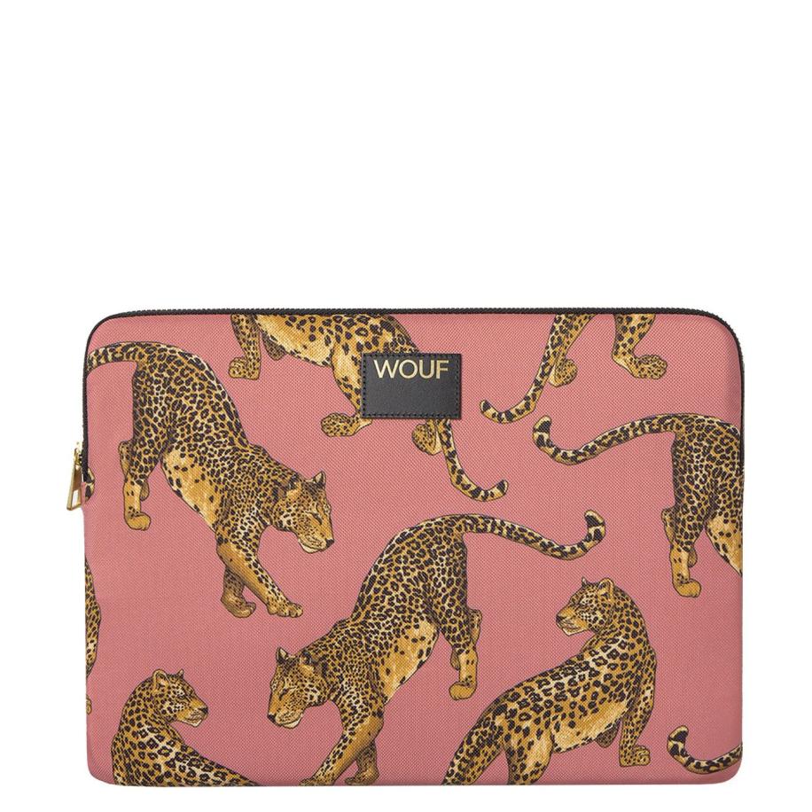 Wouf Blush Leopard Laptop Sleeve 15-16 multi Multicolor