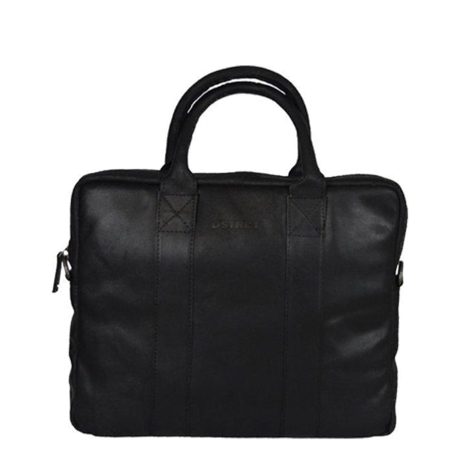 DSTRCT Limited Single Zip 14&apos;&apos; Laptoptas zwart Zwart