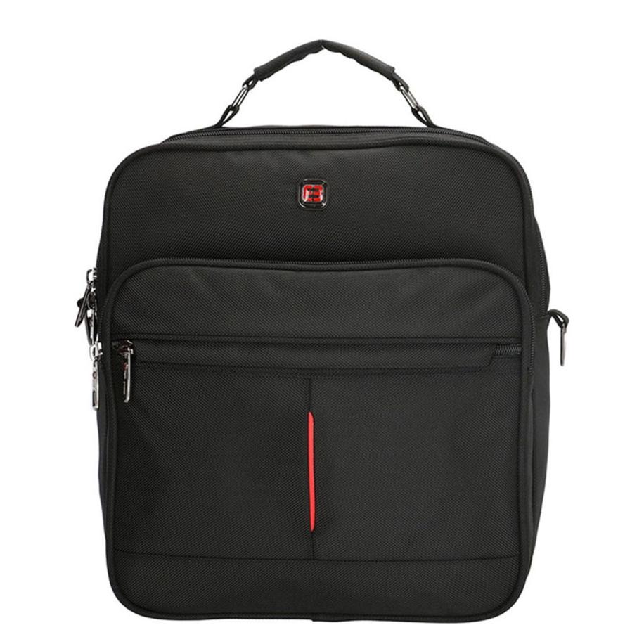 Enrico Benetti Cornell Reporter Shoulderbag 15 black Zwart