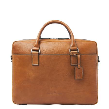Castelijn & Beerens Rick Laptopbag 15.6 RFID light brown