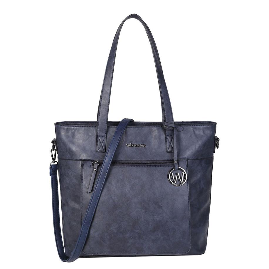 Wimona Evelina Shoulderbag dark blue Blauw