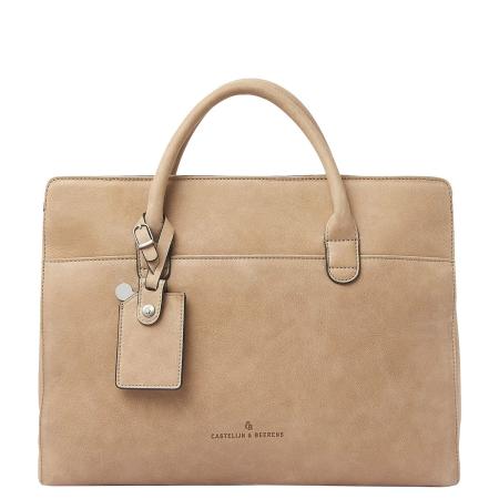 Castelijn & Beerens Carisma Laptopbag 15.6 beige