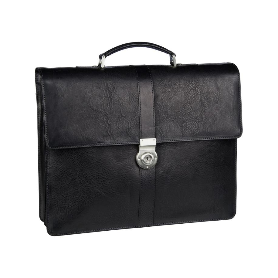 Leonhard Heyden LEONHARD HEYDEN Aktentas Bergamo zwart -