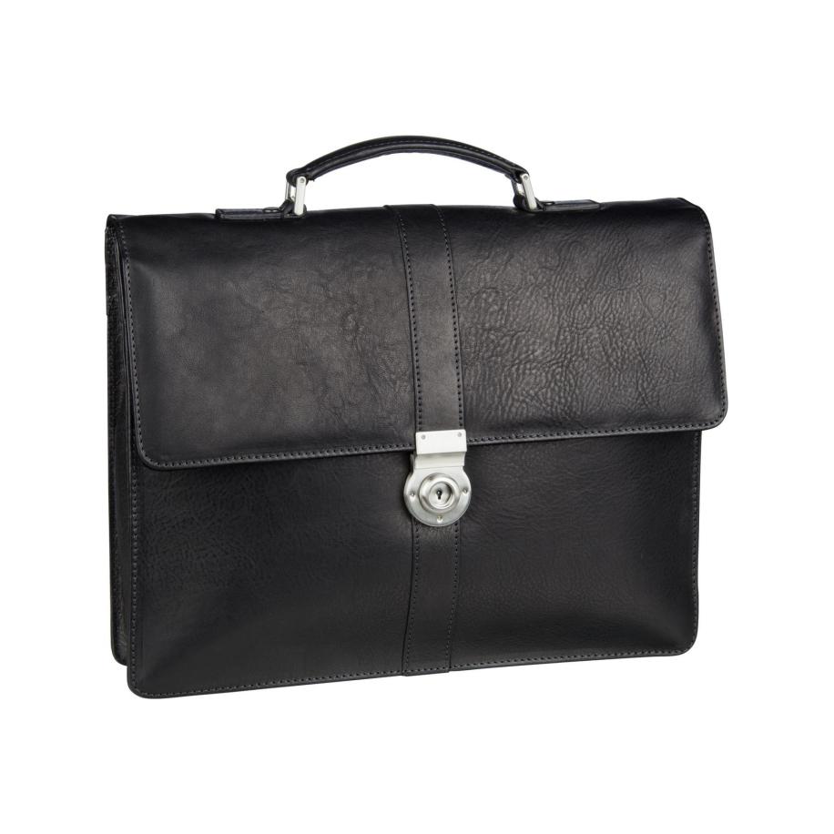 Leonhard Heyden LEONHARD HEYDEN Aktentas Bergamo zwart -