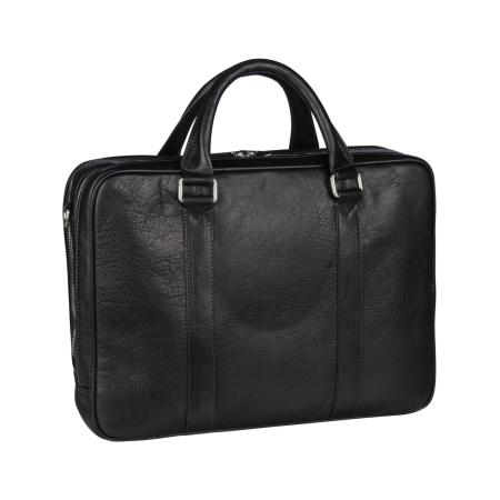 Leonhard Heyden LEONHARD HEYDEN Laptoptas Bergamo zwart