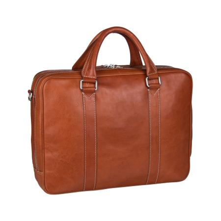 Leonhard Heyden LEONHARD HEYDEN Laptoptas Bergamo bruin