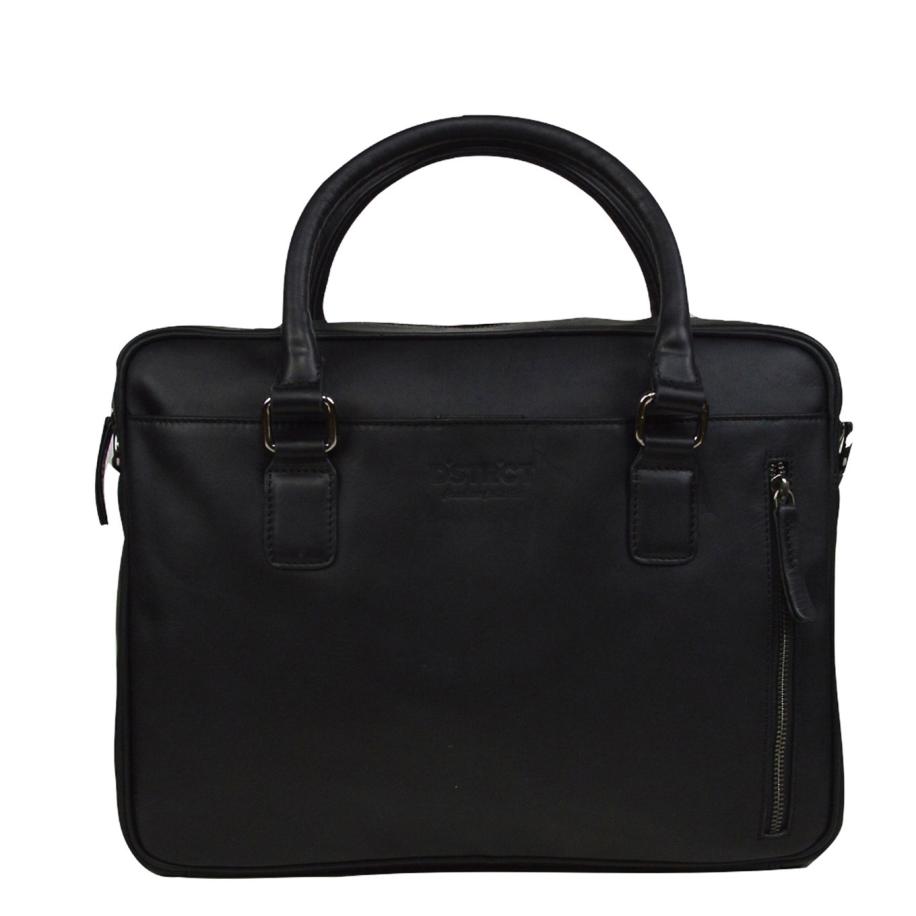 DSTRCT Premium Collection Laptopbag 14 black Zwart