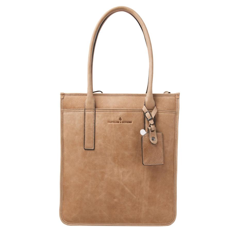 Castelijn & Beerens Carisma Laptop Shopper 15,6 RFID beige Bruin