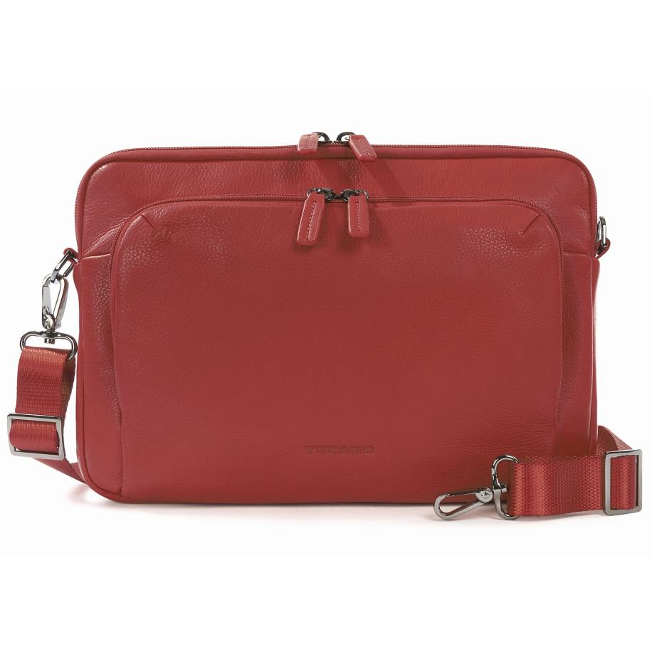 Tucano TUCANO Aktentas Leather bag 11 inch rood -
