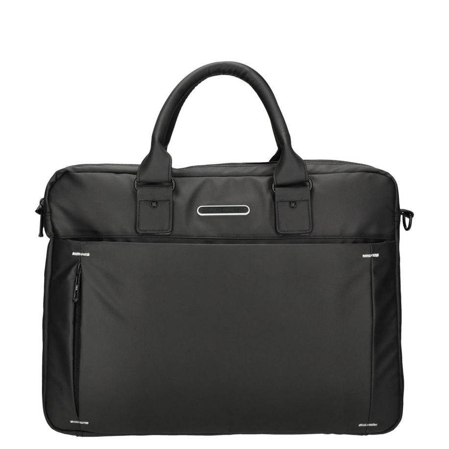 Enrico Benetti Northern Laptop Bag 15 black Zwart