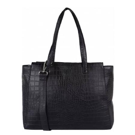 Cowboysbag Laptop Bag Babell 15.6 inch-Croco Black