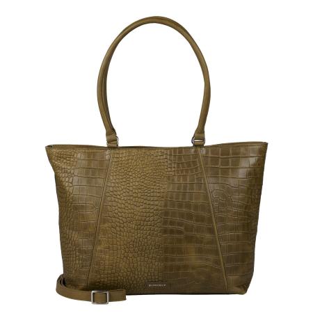 Burkely Cool Colbie Wide Tote 15.6 olive