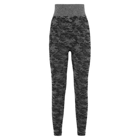 Plein Sport Plein Sport Leggings grijs gemêleerd / zwart