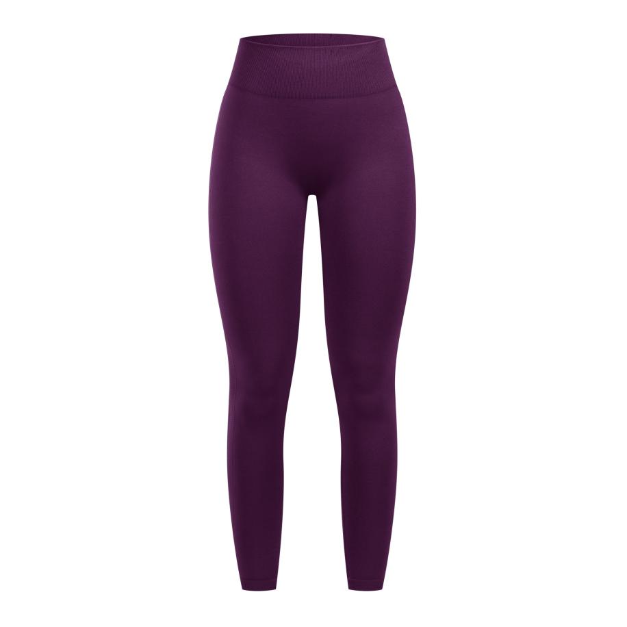 Smilodox Smilodox Leggings donkerlila / wit -