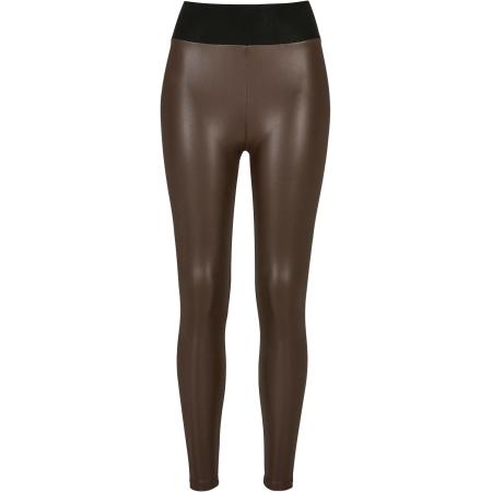 Urban Classics Urban Classics Leggings donkerbruin / zwart