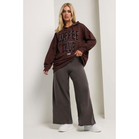 Yours Curve Bruine Wijde Legging Size 62-64