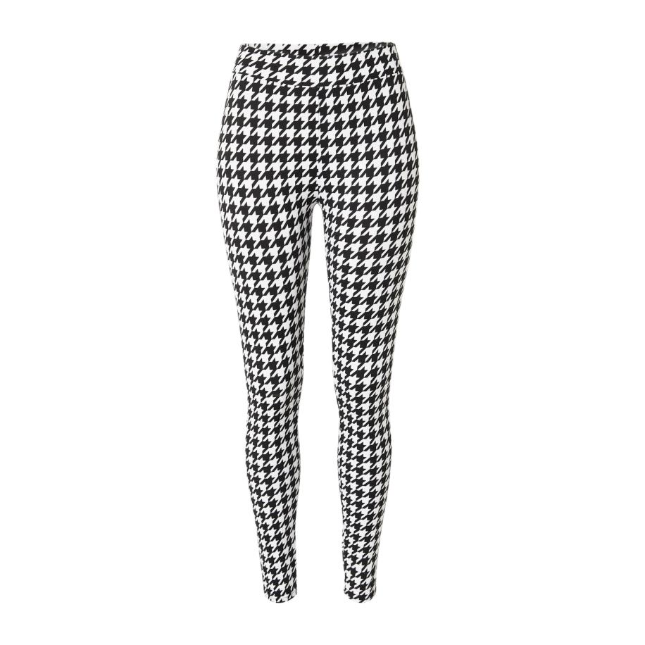 Urban Classics Urban Classics Leggings zwart / wit -