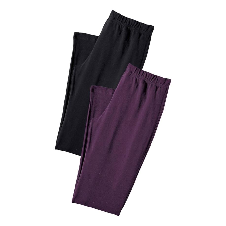 VIVANCE VIVANCE Leggings bordeaux / zwart -