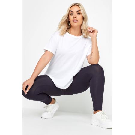 Yours Stretch Legging In Donkerblauwsize Short > 44