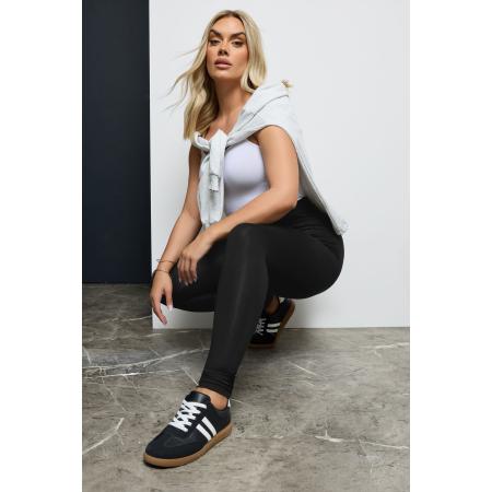 Yours Legging Van Viscose In Zwartsize Ex Short > 42