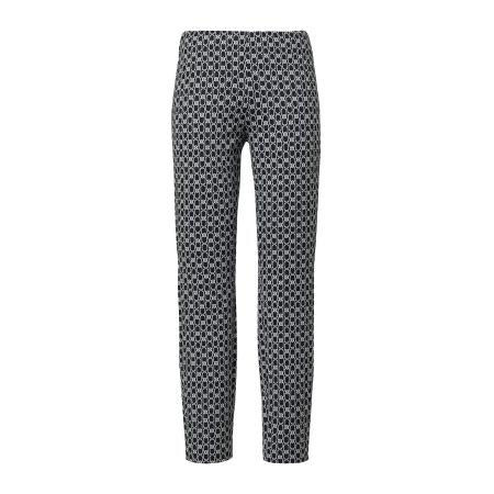 Comma COMMA Leggings zwart / wit