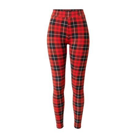 Urban Classics Urban Classics Leggings rood / zwart / wit