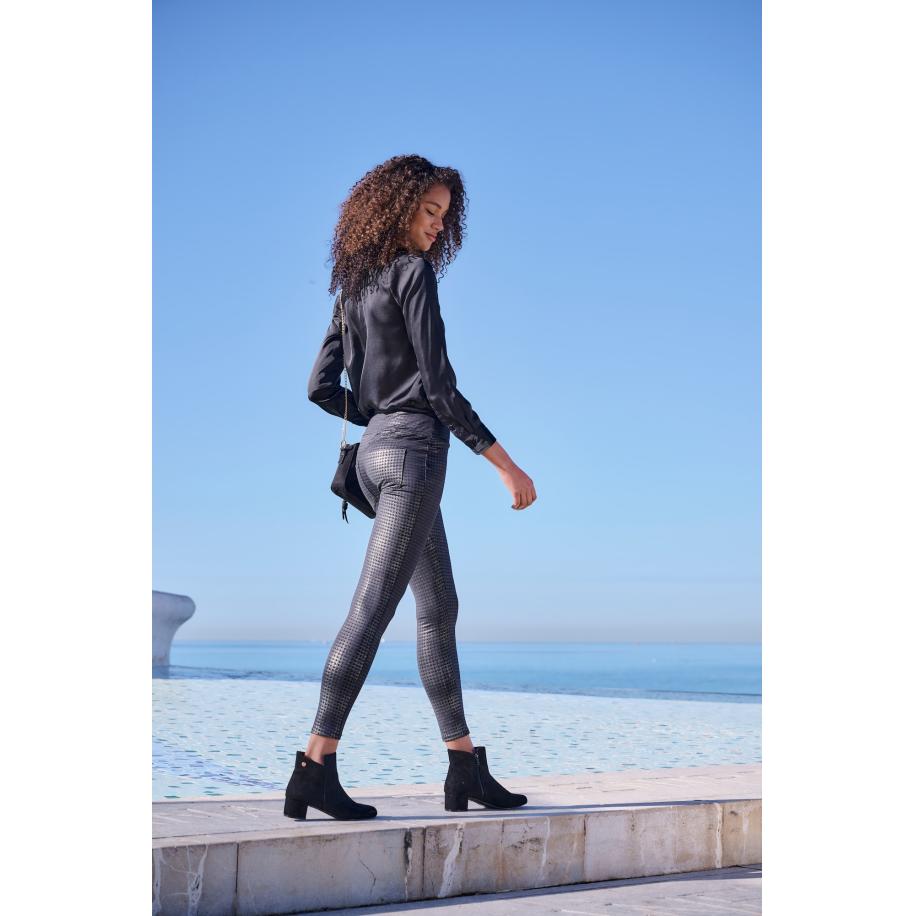 Lascana LASCANA Leggings grijs / zwart -