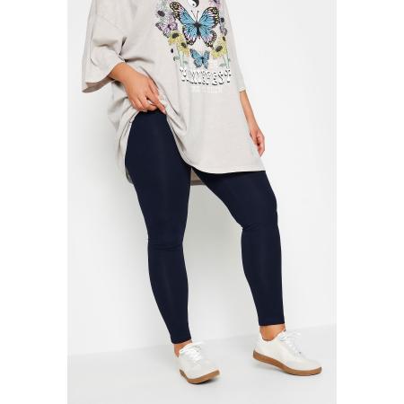 Yours For Good Legging Van Katoen In Donkerblauwsize Regular > 52