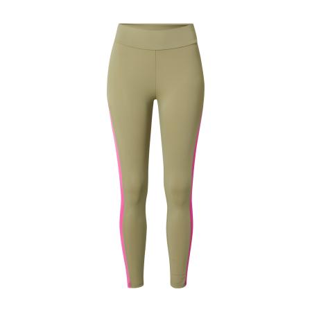 Urban Classics Leggings kaki / neonroze