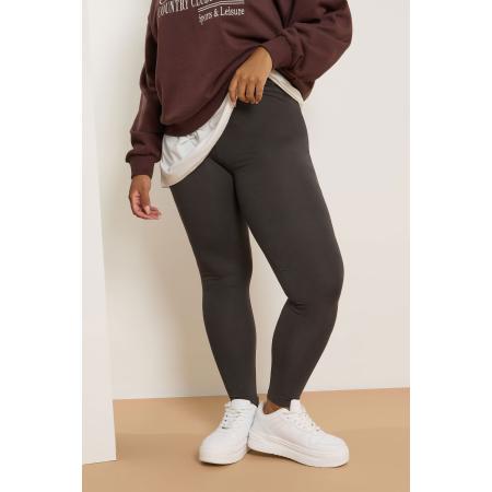 Yours Curve Bruine Hoge Taille Legging Size 42