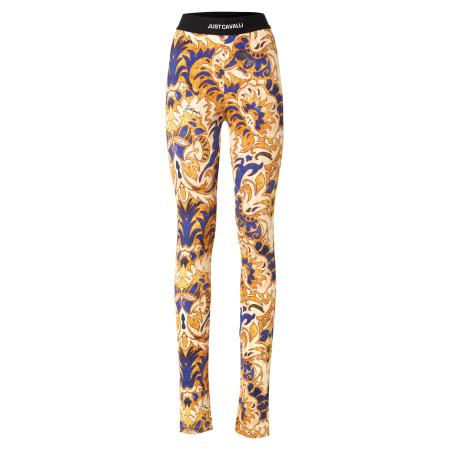 Just Cavalli Just Cavalli Leggings beige / blauw / goud / zwart