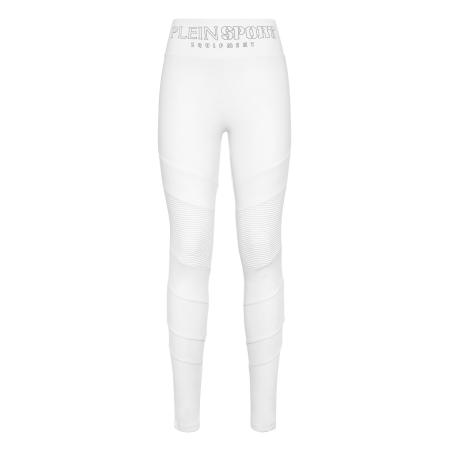 Plein Sport Leggings Statement zwart / wit