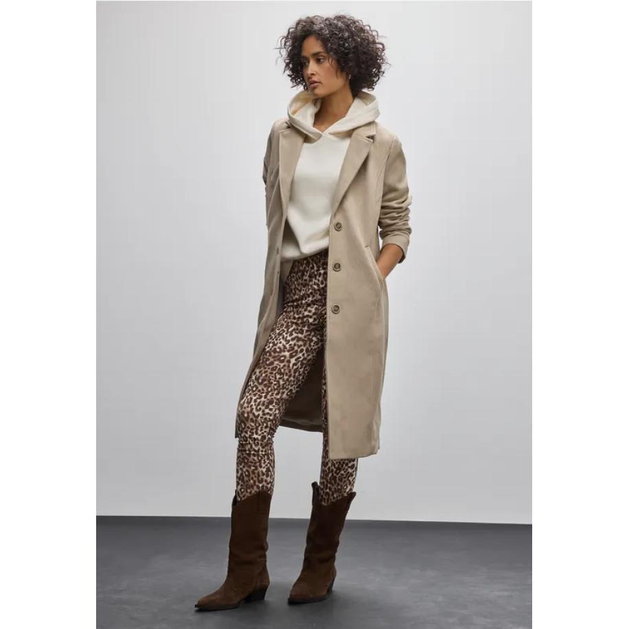 Street One Legging met leopatroon Bruin