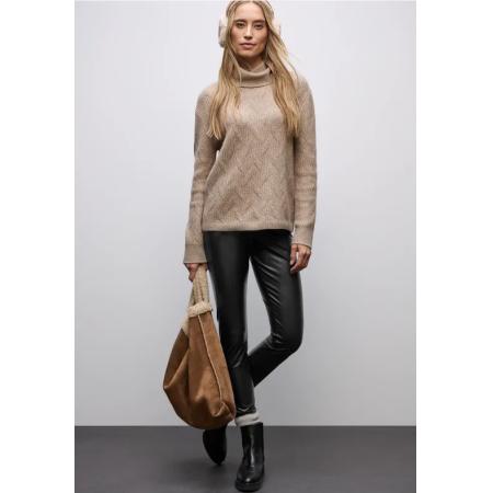 Street One Leren legging